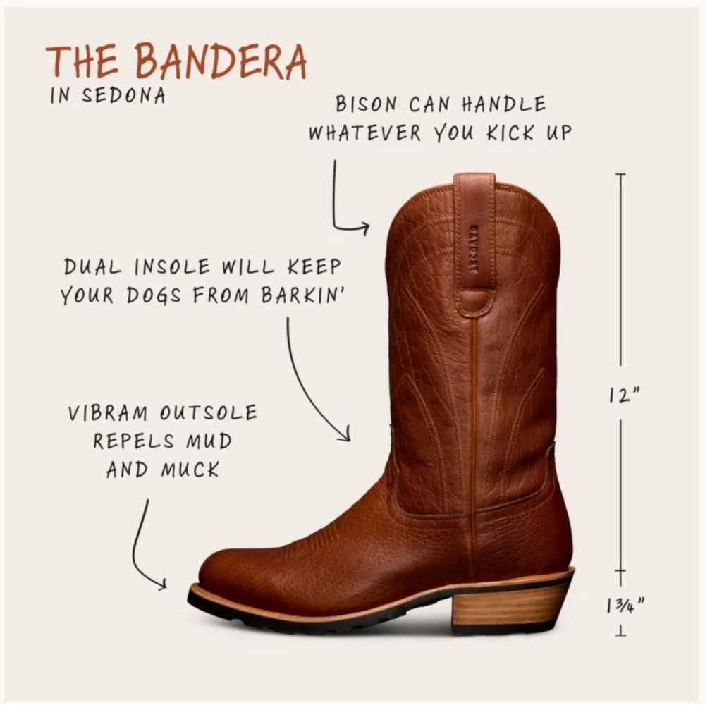 Tecovas | Men’s The Bandera | Size 11.5 (BRAND NEW)
